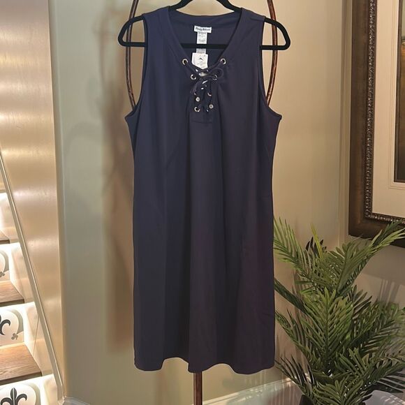 TOMMY BAHAMA Lace Up Spa Dress NWT - Picture 4 of 8